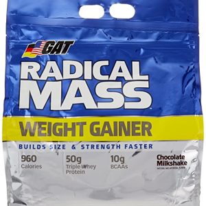GAT Radical Mass Weight Gainer - chocolate milkshake