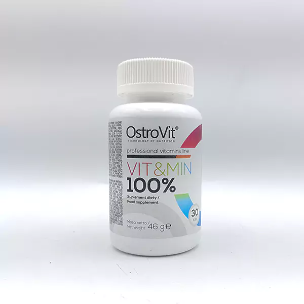 مولتی ویتامین استرویت 30 عددی OstroVit 100% Vit&Min