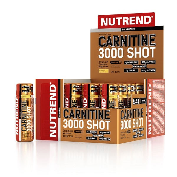 کارنیتین شات ۳۰۰۰ ناترند NUTREND CARNITINE 3000 SHOT