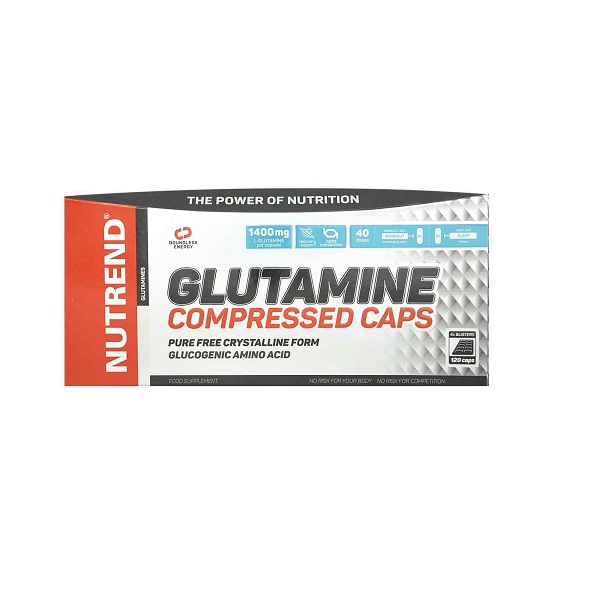 کپسول گلوتامین کامپرسد ناترند Nutrend Glutamine Compressed