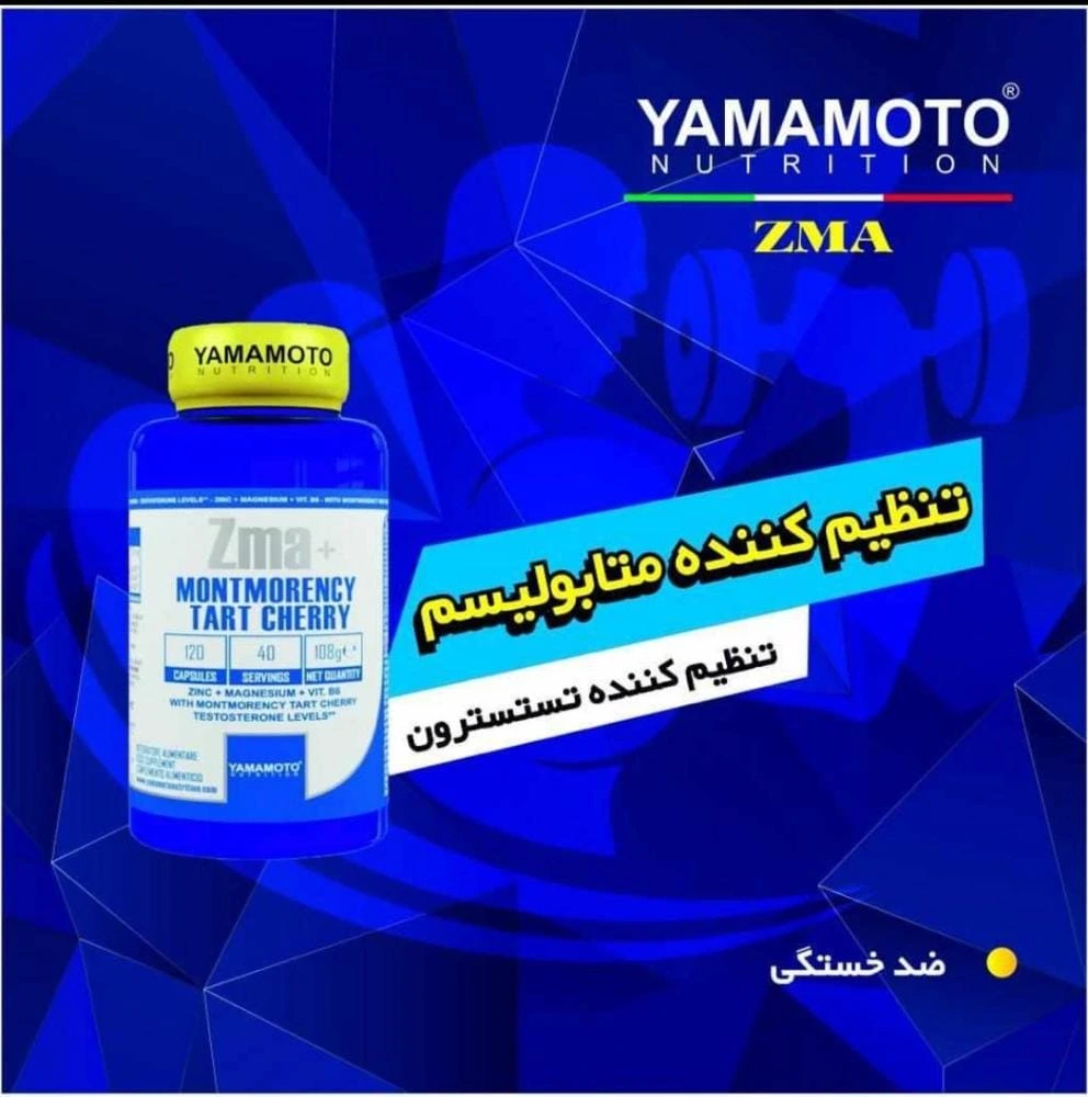 مکمل تنظیم کننده متابولیسم ZMA یاماموتو YATAMATO ZMA+