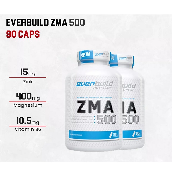 زد ام ای اوربیلد نوتریشن Everbuild Nutrition Pure ZMA 500