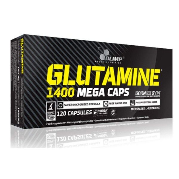 کپسول ال گلوتامین مگا کپس بیستر 900 تایی Olimp L-Glutamine Mega Capsules Blister