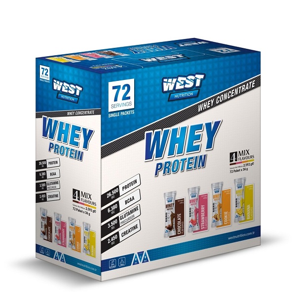 پروتئین وی وست نوتریشن 2592 گرم West Nutrition Whey Protein