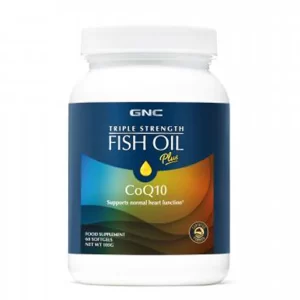 روغن ماهی جی ان سی GNC Triple Strength Fish Oil Plus CoQ-10